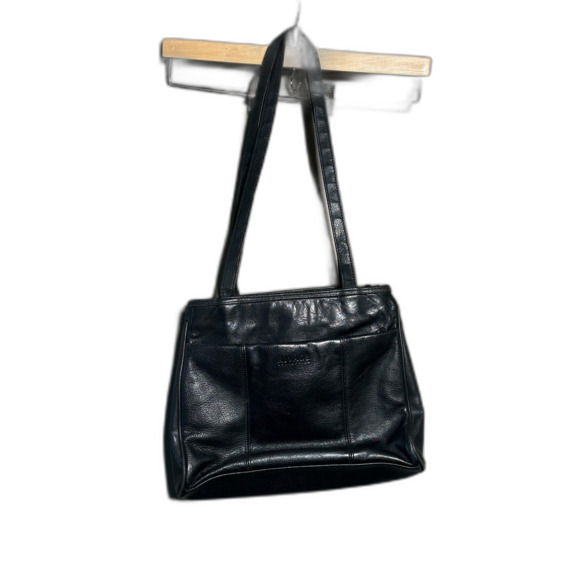 Rivage Soft Black Leather Shoulder Bag Tote Purse – Classic Everyday Style - Picture 2 of 7